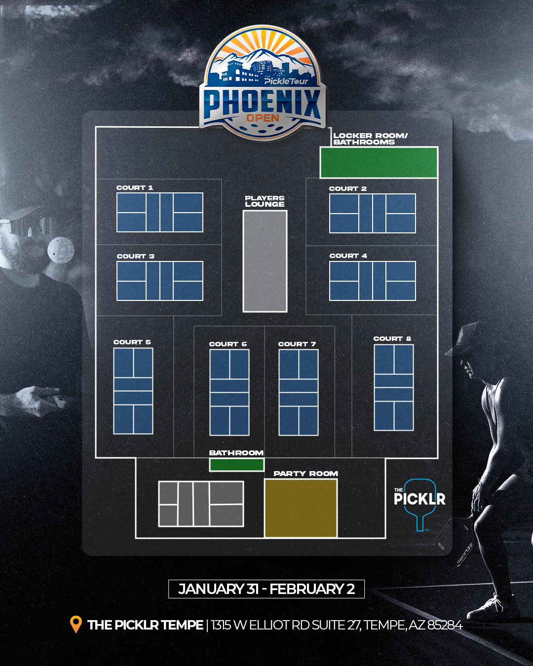 The-Picklr-Tempe-Court-Map